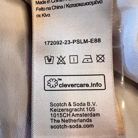NWOT SCOTCH & SODA In Bloom long Sleeve - Picture 16 of 16